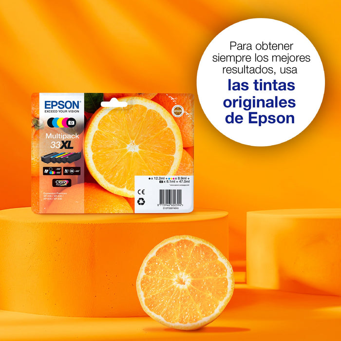 EAN 8715946626222 - Epson Oranges C13T33434012 cartucho de tinta 1 pieza(s) Original Rendimiento estándar imagen 3