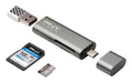 EAN 3536403358273 - PNY R-TC-UA-3N1E01-RB lector de tarjeta USB 3.2 Gen 1 (3.1 Gen 1) Type-C Metálico imagen 1