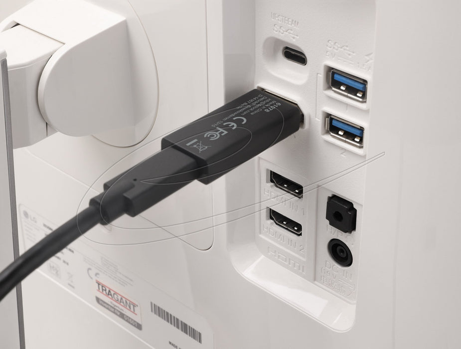 EAN 4043619610785 - DeLOCK 61078 cambiador de género para cable USB Type-C DisplayPort Negro imagen 2