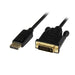 EAN 0065030854900 - StarTech.com DP2DVIMM3BS adaptador de cable de vídeo 0,9 m DVI-D Negro imagen 1