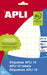 EAN 8410782016328 - APLI 01632 etiqueta autoadhesiva Plaza Permanente Blanco 1200 pieza(s) imagen 1