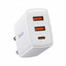 EAN 6953156207301 - Baseus CCXJ-E02 cargador de dispositivo móvil Universal Blanco Corriente alterna Carga rápida Interior imagen 1