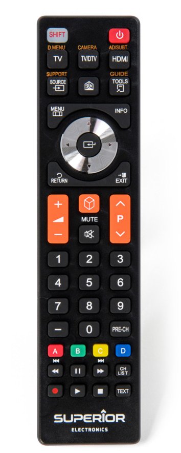 EAN 8054242080445 - Superior Electronics SUPTRB008 mando a distancia IR inalámbrico TV Botones imagen 1