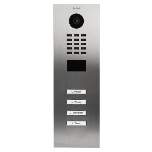 EAN 4260423870789 - DoorBird D2104V sistema de intercomunicación de video Acero inoxidable imagen 1