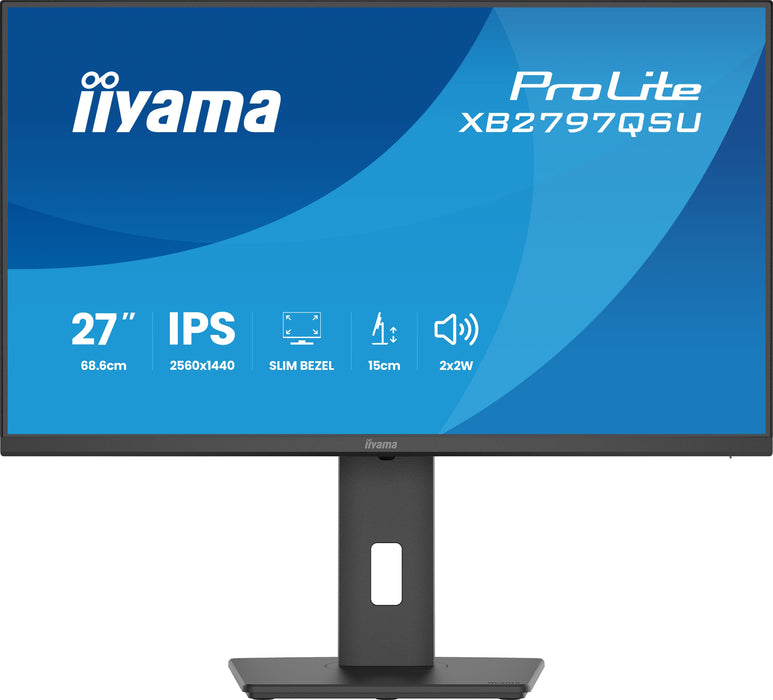 EAN 4948570125876 - iiyama ProLite XB2797QSU-B1 pantalla para PC 68,6 cm (27") 2560 x 1440 Pixeles Quad HD LED Negro imagen 3