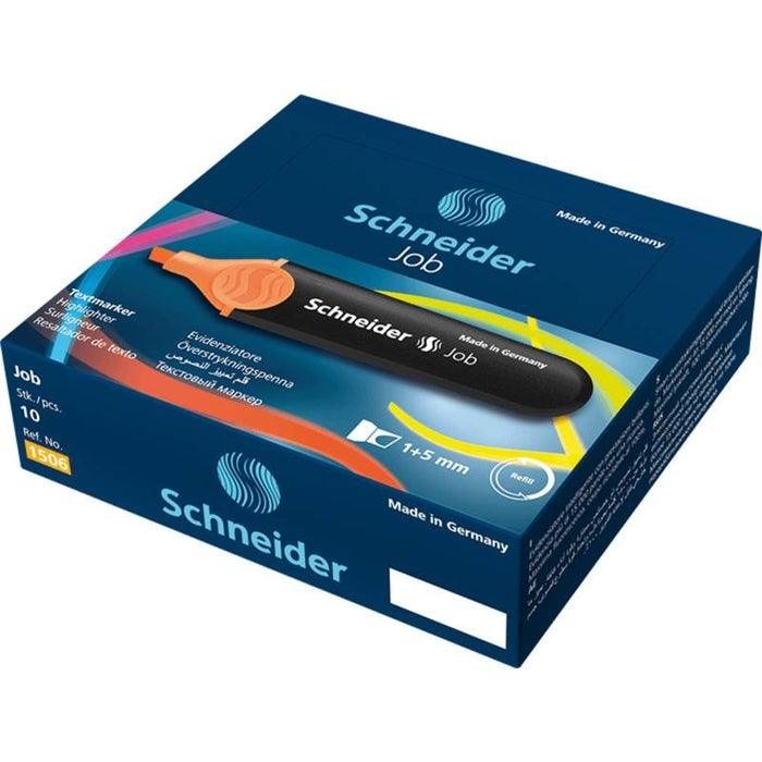 EAN 4004675015068 - Schneider Schreibgeräte Job marcador 10 pieza(s) Punta de cincel Naranja imagen 2