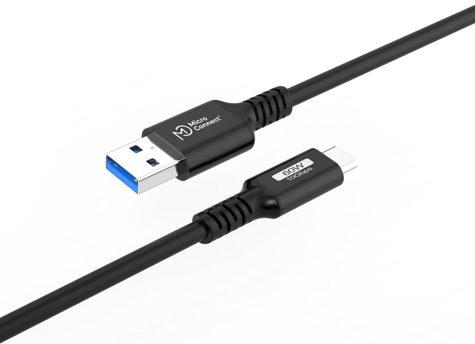 EAN 5715063002537 - Microconnect USB3.2AC1 cable USB USB 3.2 Gen 2 (3.1 Gen 2) 1 m USB C USB A Negro imagen 2