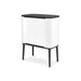EAN 8710755313523 - Brabantia 313523 papelera 33 L Rectangular Acero inoxidable Negro, Blanco imagen 4