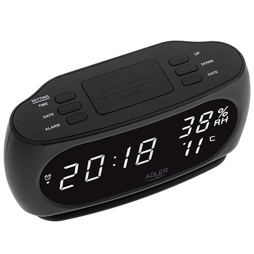 EAN 5903887805636 - Adler AD 1186 despertador Reloj despertador digital Negro imagen 4