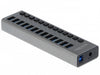EAN 4043619637386 - DeLOCK 63738 hub de interfaz USB 3.2 Gen 1 (3.1 Gen 1) Type-B 5000 Mbit/s Gris imagen 1