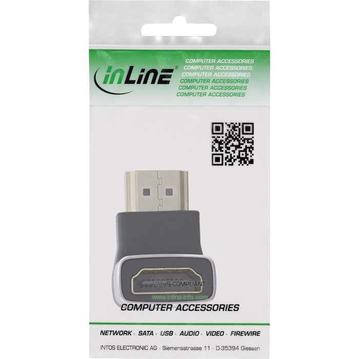 EAN 4043718338238 - InLine 17991F cambiador de género para cable HDMI A Negro, Gris imagen 4