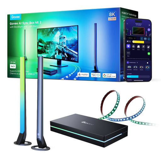 EAN 6974316990383 - Govee AI Sync Box Kit 2 Kit de iluminación inteligente Wi-Fi/Bluetooth imagen 1
