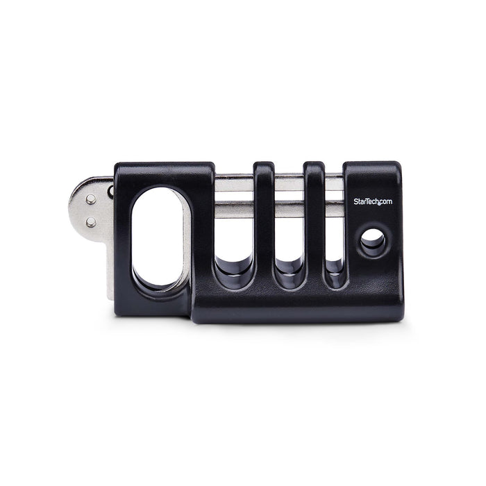 EAN 0065030901246 - StarTech.com CABLE-ORGANIZER-LOCK organizador de cables Escritorio Soporte para cables Negro imagen 3