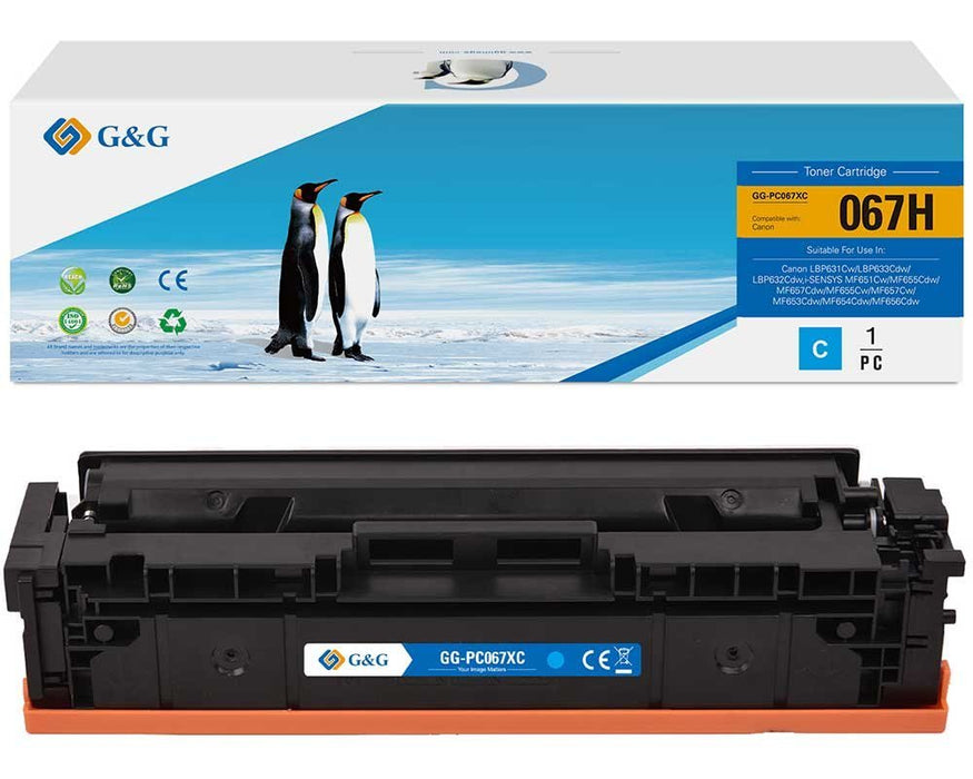 EAN 6941881226162 - G&G 21620 cartucho de tóner 1 pieza(s) Compatible Cian imagen 1