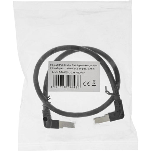 EAN 4043718286409 - InLine S-76603SU-2.36 cable de red Negro 2,36 m Cat6 S/FTP (S-STP) Alrededor imagen 2