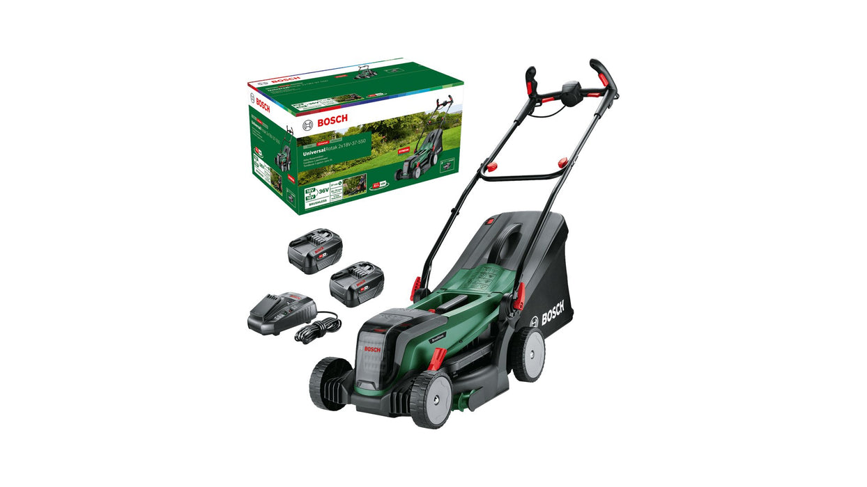 EAN 4059952641867 - Bosch 37-550 Cortacésped de empuje a gasolina Batería Negro, Verde imagen 11