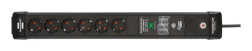 EAN 4007123691388 - Brennenstuhl 1951160611 regleta inteligente 6 salidas AC 1,8 m Negro imagen 2