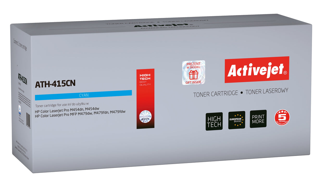 EAN 5901443115533 - Activejet ATH-415CN CHIP cartucho de tóner 1 pieza(s) Compatible Cian imagen 1