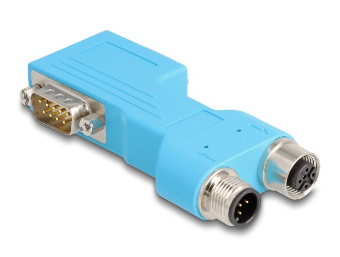 EAN 4043619606665 - DeLOCK 60666 cambiador de género para cable 2x D-Sub 2x M12 imagen 1
