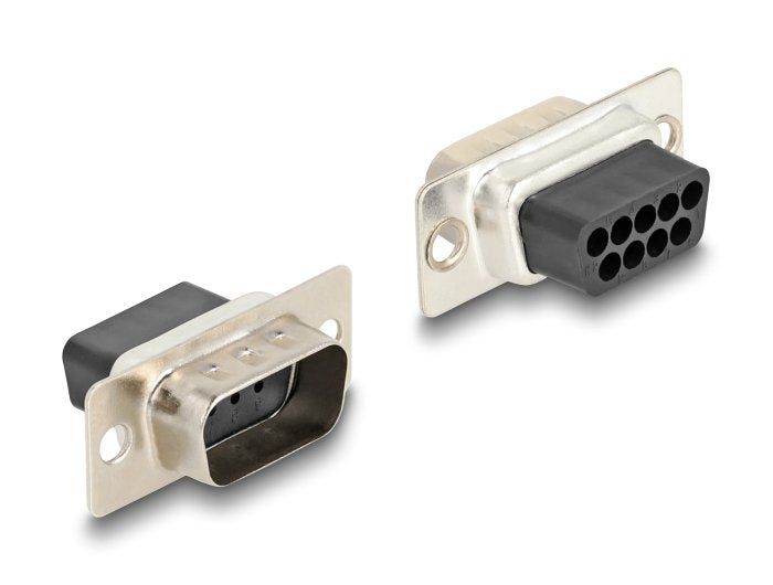 EAN 4043619670727 - DeLOCK 67072 cambiador de género para cable D-Sub 9 RJ12 Negro imagen 2