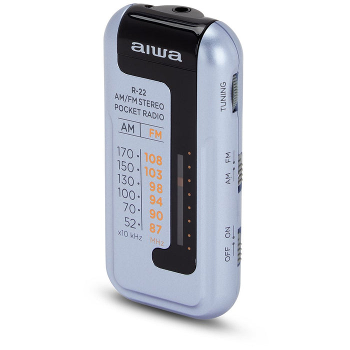 EAN 8435256897838 - Aiwa R-22SL radio Portátil Analógica Plata imagen 3