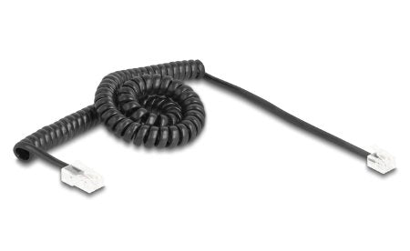 EAN 4043619884803 - DeLOCK 88480 cable telefónico 3 m Negro imagen 2