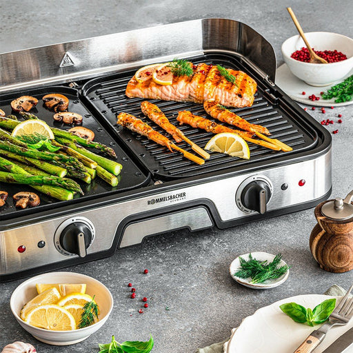 EAN 4001797294203 - Rommelsbacher BBQ 2025 plancha eléctrica Independiente 2000 W Negro, Acero inoxidable imagen 2
