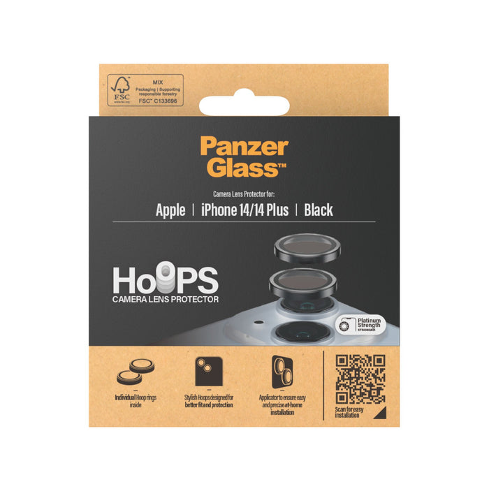 EAN 5711724011405 - PanzerGlass ® Hoops® Camera Lens Protector Black iPhone 14 | 14 Plus Protector de pantalla Apple 1 pieza( imagen 3