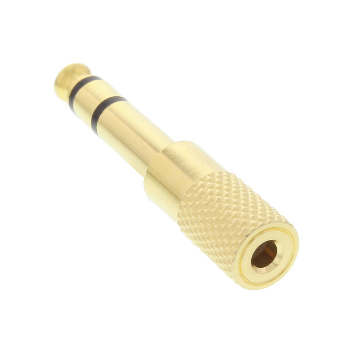 EAN 4043718204618 - InLine 99305P cambiador de género para cable 3.5mm jack female 3.5mm Negro, Oro imagen 2