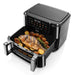 EAN 5608475042621 - Haeger AF-D10.010B freidora Doble 10 L Independiente 2600 W Freidora de aire caliente Negro imagen 2