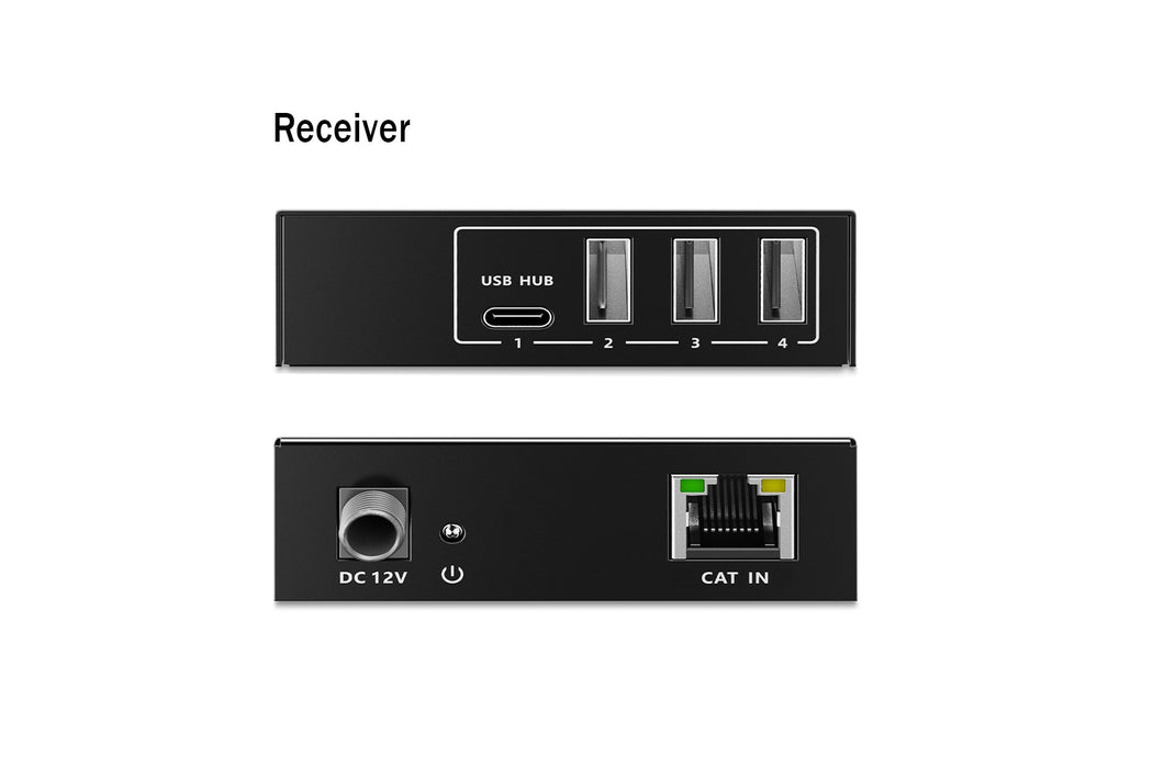 EAN 4016032502111 - Digitus DA-73121 extensor de consola Transmisor y receptor de consola 5000 Mbit/s imagen 4