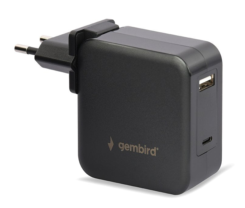 EAN 8716309121286 - Gembird NPA-PD60-01 cargador de dispositivo móvil Portátil, Smartphone Negro Corriente alterna Interior imagen 1