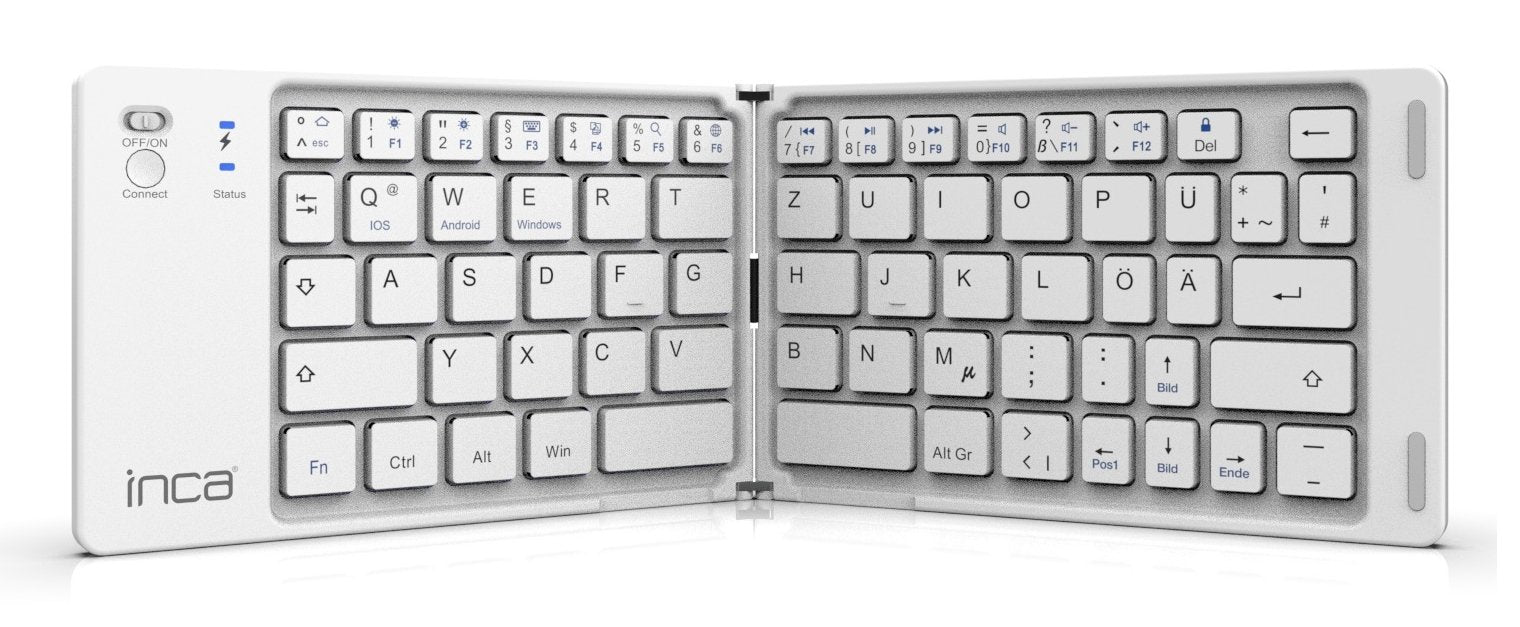 EAN 8681949016639 - Inca IBK-580BT teclado Hogar / Oficina USB + Bluetooth QWERTY Blanco imagen 1
