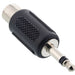 EAN 4043718075522 - InLine 99326 cambiador de género para cable 3.5mm jack male RCA Negro imagen 2