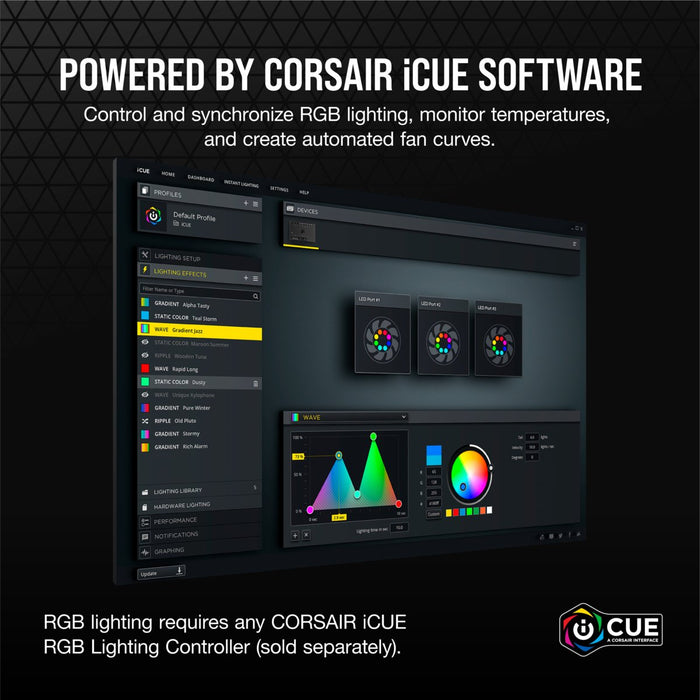 EAN 840006636649 - Corsair SP120 RGB ELITE Carcasa del ordenador Ventilador 12 cm Negro 1 pieza(s) imagen 14