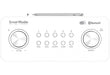EAN 0019048230812 - Kenwood CR-ST100S-W radio Internet Blanco imagen 2