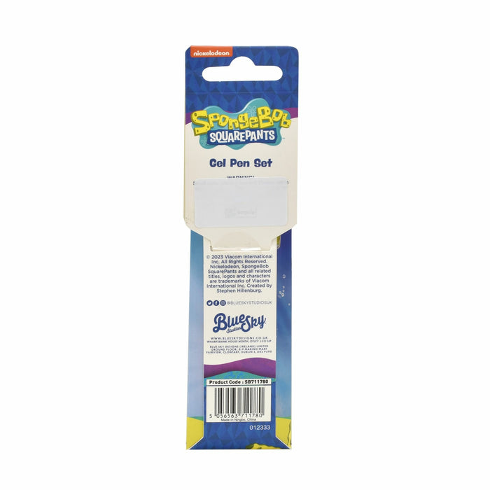 EAN 5056563711780 - Thumbs Up SpongeBob Bolígrafo de gel con tapa Azul, Verde, Rojo, Amarillo 4 pieza(s) imagen 3