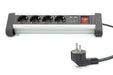 EAN 4016032443216 - Digitus DA-70614 base múltiple 1,5 m 4 salidas AC Interior Negro, Plata imagen 4