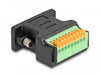 EAN 4043619665594 - DeLOCK 66559 cambiador de género para cable D-Sub 9 pin 9 pin terminal block Negro imagen 2