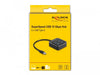 EAN 4043619641918 - DeLOCK 64191 hub de interfaz USB 3.2 Gen 2 (3.1 Gen 2) Type-C 10000 Mbit/s Negro imagen 3