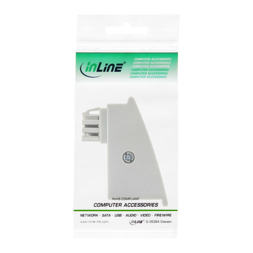 EAN 4043718266340 - InLine 69949 cambiador de género para cable TAE-F RJ-45 Gris imagen 2