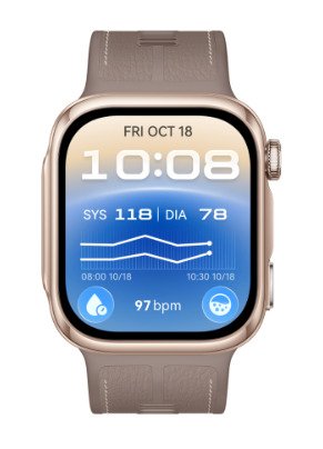 EAN 6942711315667 - Huawei WATCH D3 4,88 cm (1.92") AMOLED Digital 408 x 480 Pixeles Pantalla táctil Oro GPS (satélite) imagen 3