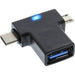 EAN 4043718277087 - InLine 35804 cambiador de género para cable USB type C male / micro USB male USB Type C, Micro-USB Negro imagen 2