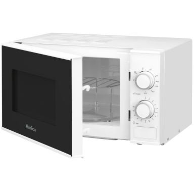 EAN 5906006936006 - Amica AMGF17M2GW microondas Blanco, Negro Microondas con grill Encimera 17 L 700 W imagen 2