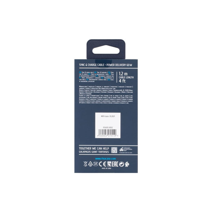 EAN 4260403579510 - Rivacase PS6105 RD12 cable USB USB 2.0 1,2 m USB C Rojo imagen 6