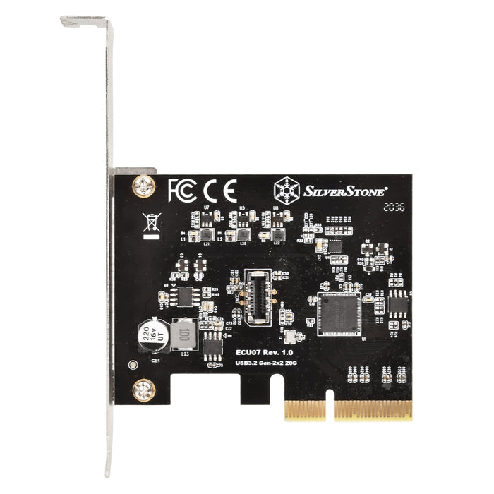 EAN 4710679811444 - Silverstone ECU07 tarjeta y adaptador de interfaz Interno USB 3.2 Gen 2x2 Type-C imagen 19