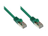 EAN 4014619718122 - Alcasa RJ45-RJ45, m-m, 0.15m cable de red Verde 0,15 m Cat5e SF/UTP (S-FTP) imagen 1