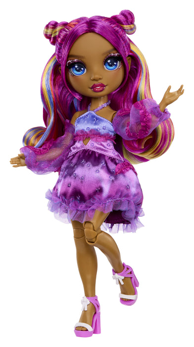 EAN 0035051597834 - Rainbow High Be Dazzling Fashion Dolls- Noemie Violette (Purple) imagen 1