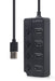 EAN 8716309124683 - Gembird USB 2.0 powered 4-port hub with switches black USB 2.0 Type-A Negro imagen 1