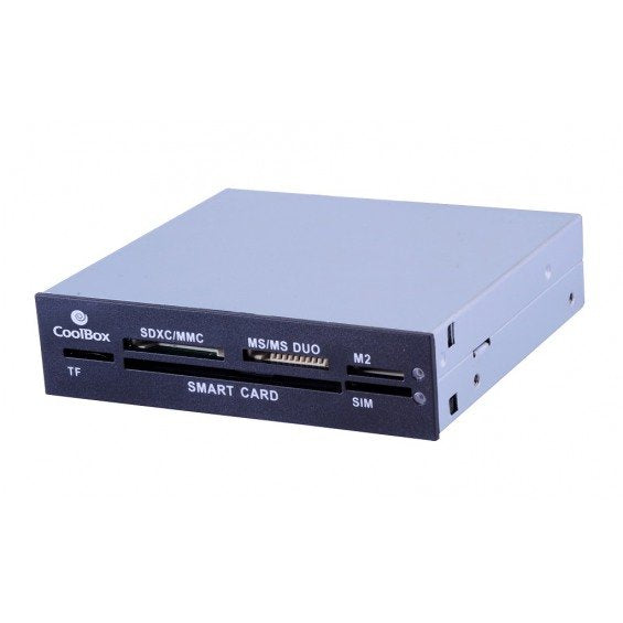 EAN 8436556142949 - CoolBox COO-CR606 lector de tarjeta USB 2.0 Interno Negro, Gris imagen 1